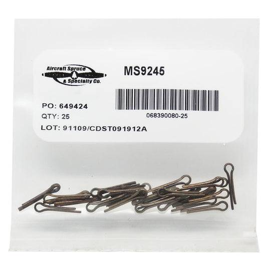 MS9245-23 Split Cotter Pin (Pack Of 25)