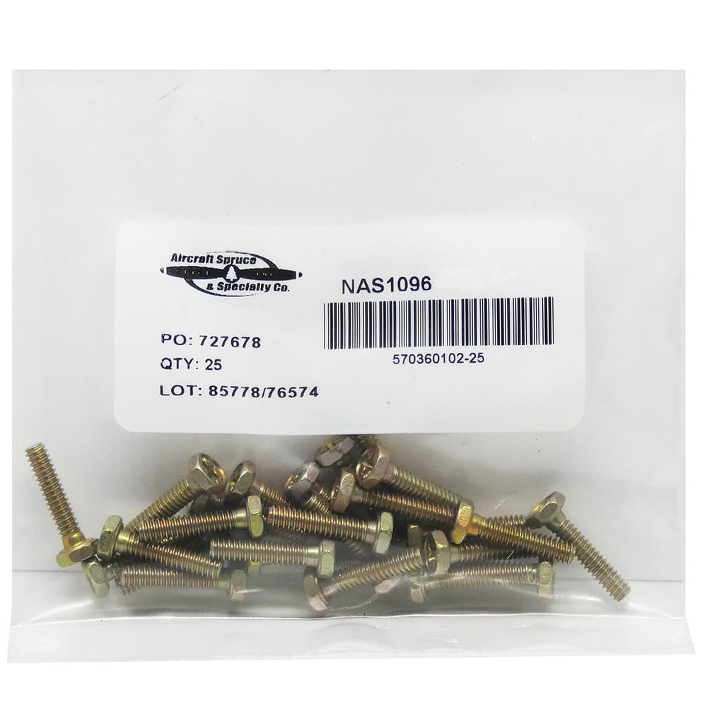 NAS1096-2-8 Phil, Hex (Pack Of 25)