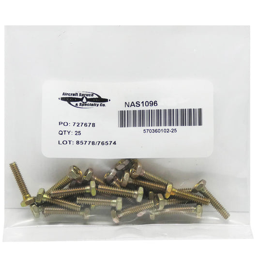NAS1096-2-6 Phil, Hex (Pack Of 25)