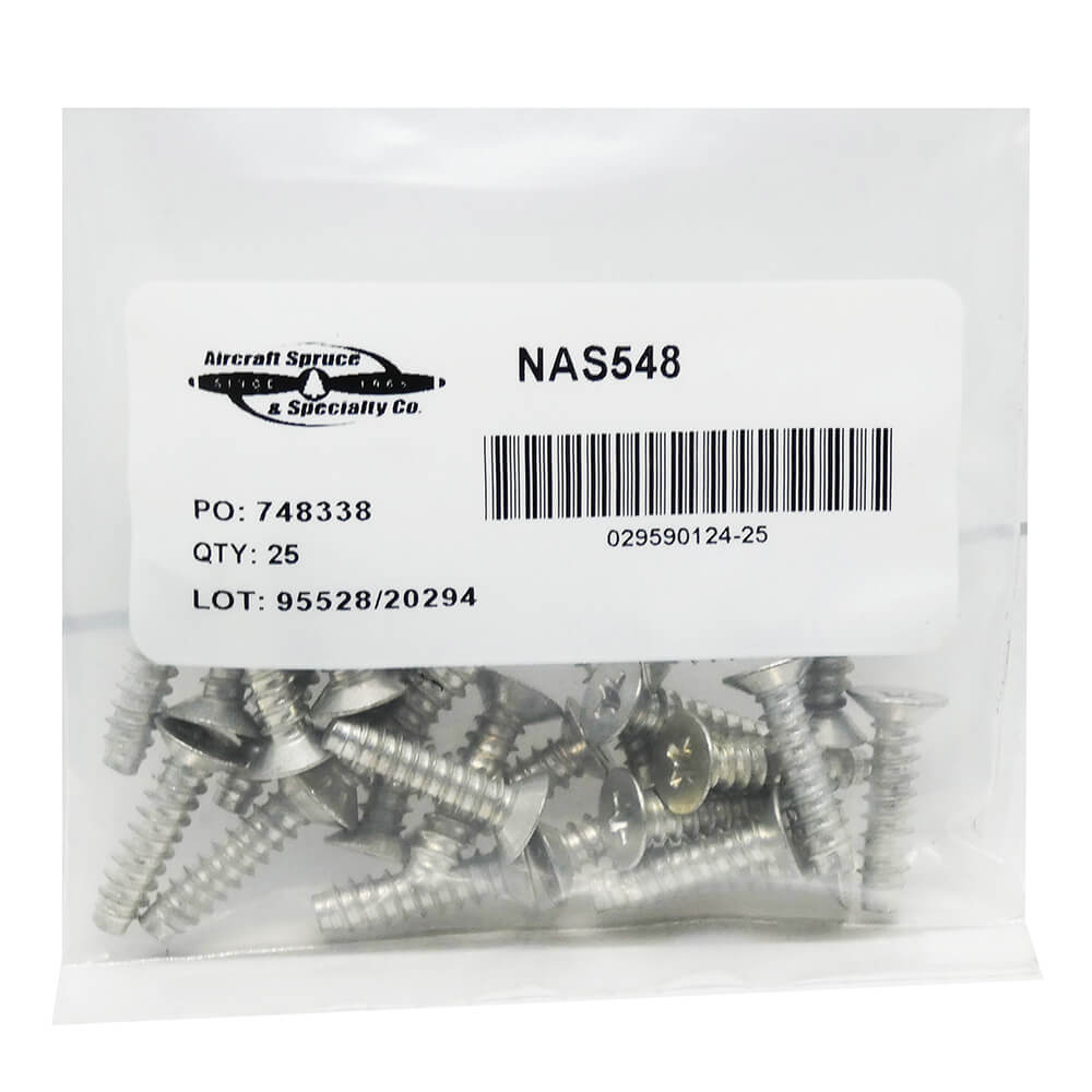 Sheet Metal Screw NAS548-P6-6 (Pack Of 25)