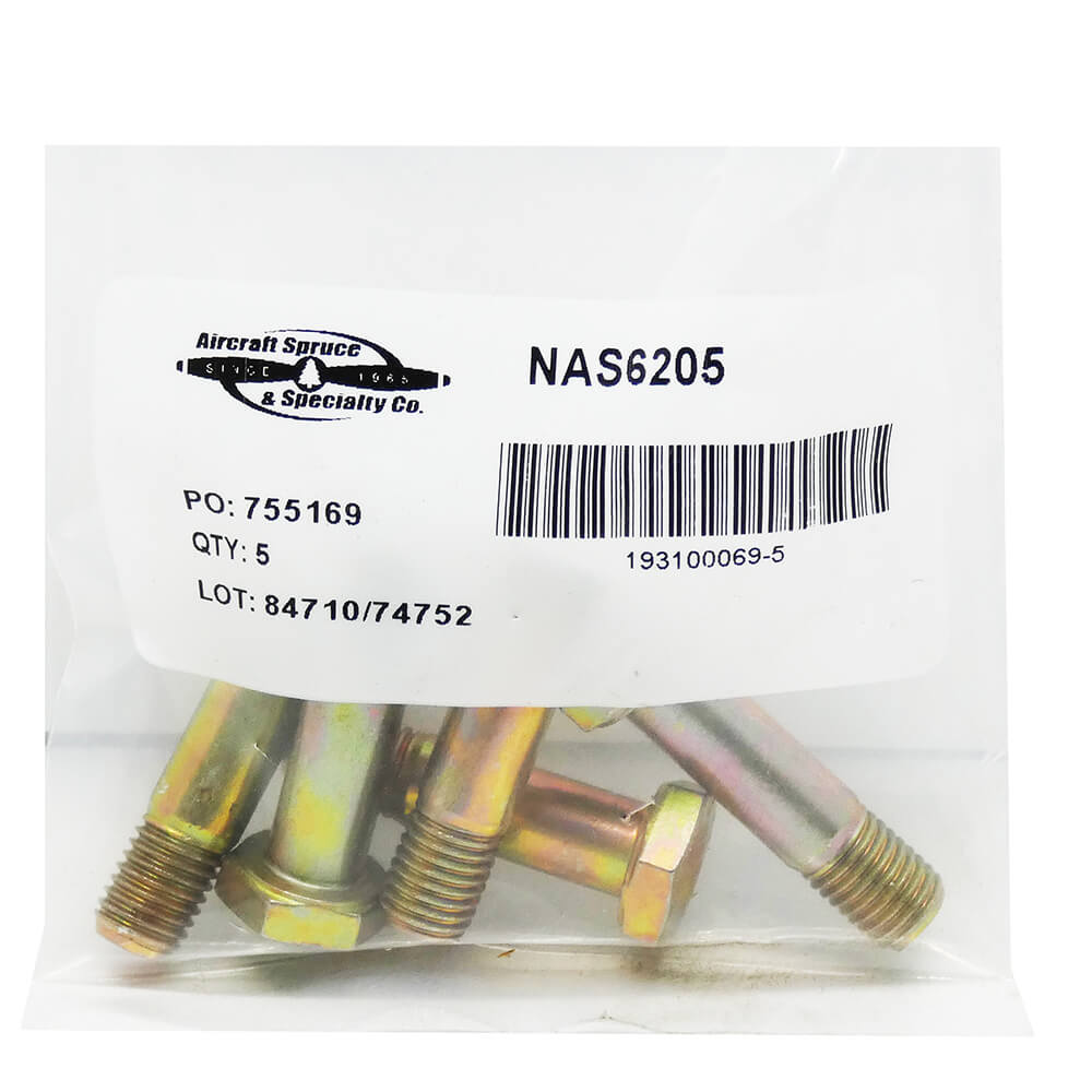Shear Bolt NAS6205-6 (Pack Of 5)