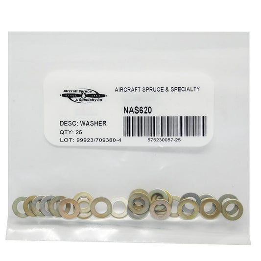 Flat Washers NAS620-8L (Pack Of 25)
