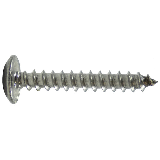 8X1-1/4-A-Tr-Sh Stainless Steel Slot Sm Scw
