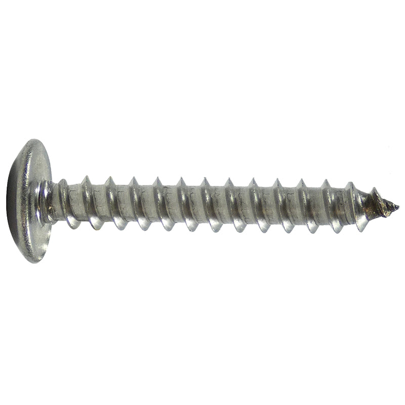 6X1/2-A-Tr-Sh Stainless Steel Slot Sm Screw