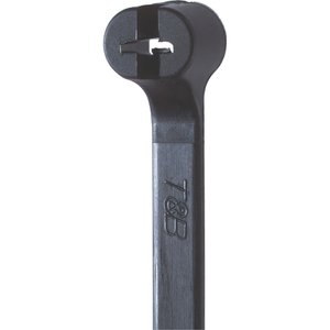 7 50Lb Uv Black Cable Ties TY25Mx 1000 Pk