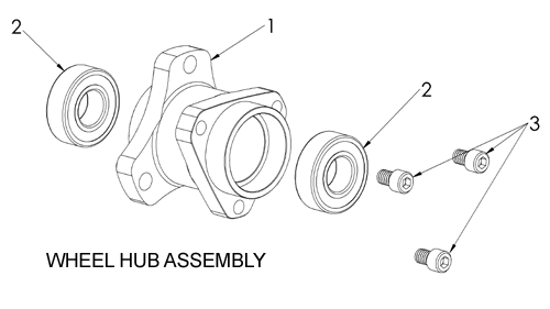 Hub Rotor Screw Pins