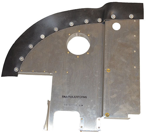 Airforms Inc. Baffle Assembly Powder Coated Black Seal - AF0750128-20-PCBK
