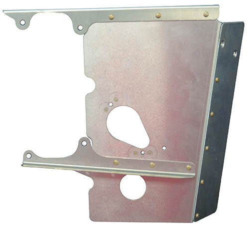 Airforms Inc. Baffle Assembly Right Hand Aft Vertical Powder Coated - AF0755040-4-PC