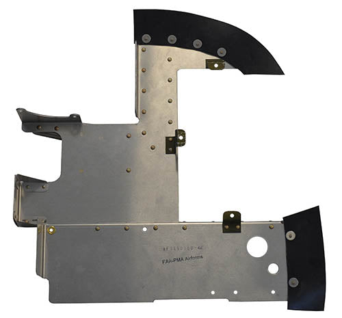 Airforms Inc. Baffle Assembly Rear Right Hand Bare - AF1250100-42-BRBK