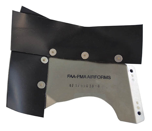Airforms Inc. Baffle Assembly Right Hand Forward Center Powder Coated - AF1755038-8-PCBK
