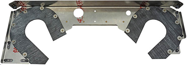 Airforms Inc. Baffle Rear Center Powder Coated Black Seal - AF2255025-1-PCBK