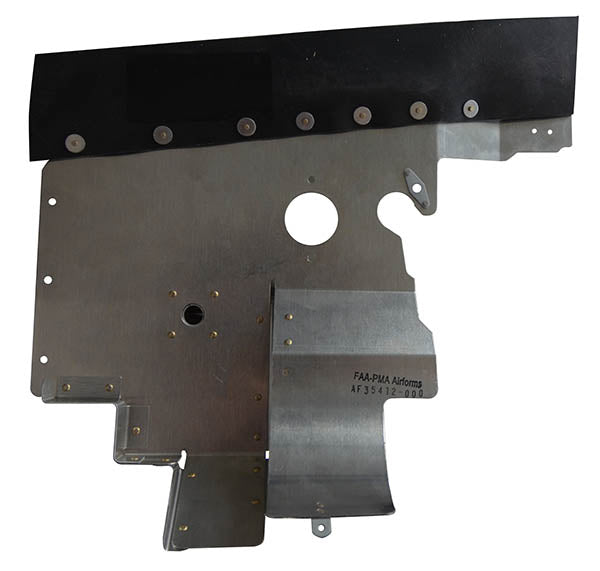 Airforms Inc. Baffle Assembly Powder Coated Black Seal - AF35412-000-PCBK