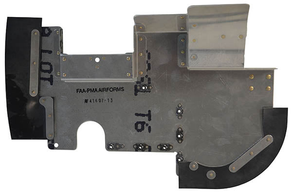 Airforms Inc. Baffle Assembly Powder Coated Black Seal - AF41607-13-PCBK