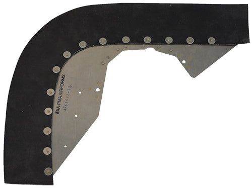 Airforms Inc. Baffle Assembly Right Hand Side Front Powder Coated Black Seal - AF63612-11-PCBK