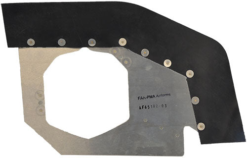 Airforms Inc. Rocker Cover Baffle Powder Coated - AF65102-03-PCBK