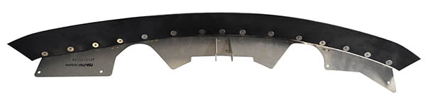 Airforms Inc. Center Rear Baffle Bare Black - AF68746-00-BRBK