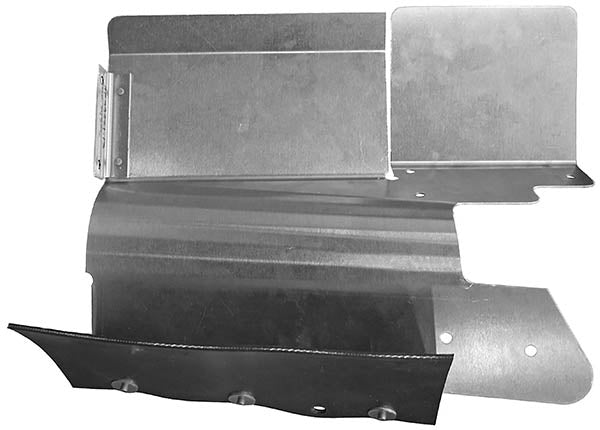 Airforms Inc. Baffle Assembly Right Hand Front Powder Coated - AF99221-00-PCBK