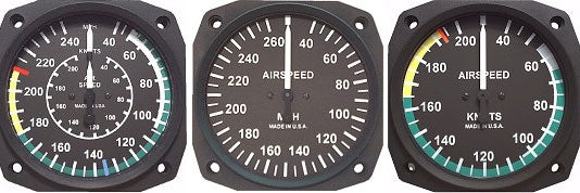 UMA 2-1/4 Airspeed Indicator 40-400 KMountain High TSO