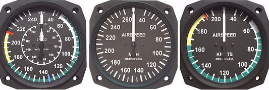 UMA 2-1/4 Airspeed Indicator 40-240 KMountain High TSO