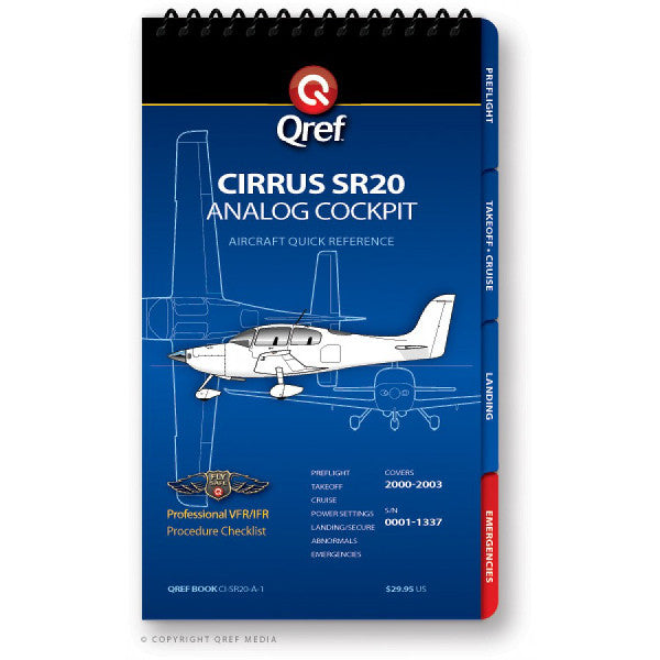Cirrus SR20 G3 QREF Book
