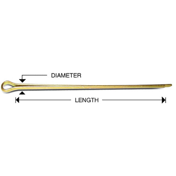 Cotter Pin Cor. AN381-4-24 MS24665-374