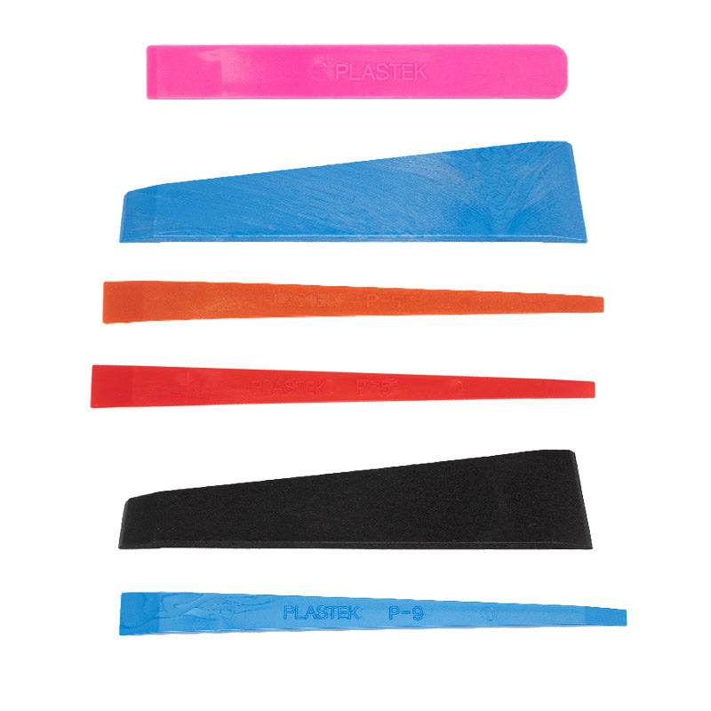 Crew Tool - 6 Inch Double Ended Pointed Scraper - Red Nylon 15% Gf