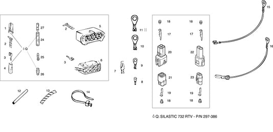 ROTAX 265-205 2 POLE CONNECTOR, FEMALE