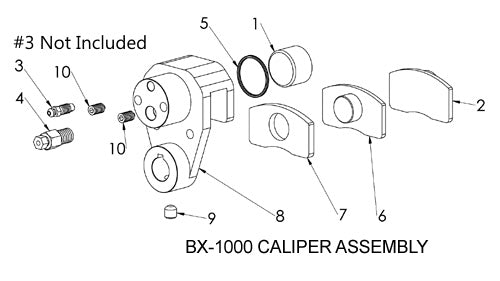 Caliper Assembly 3/4
