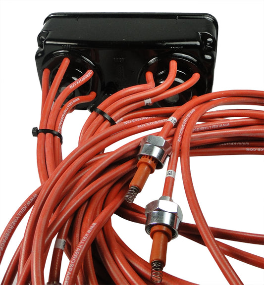 PowerUP - Harness Complete Red 4CYL straight 3/4" - New - KA12944