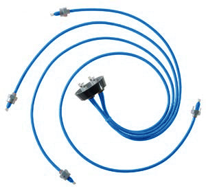 PowerUP - Harness Complete Blue 4CYL straight 3/4" - New - KA12360D