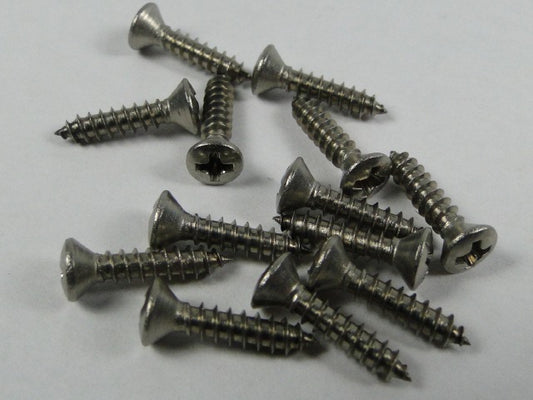 6X3/8-A-Ov-Ph-Stainless Steel Oval Stainless Steel Screw