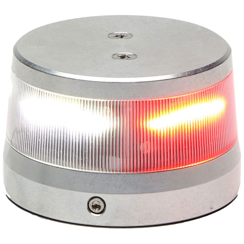 Whelen OR36S1N Red/White Split LED Beacon 14 VDC 2.6 Base