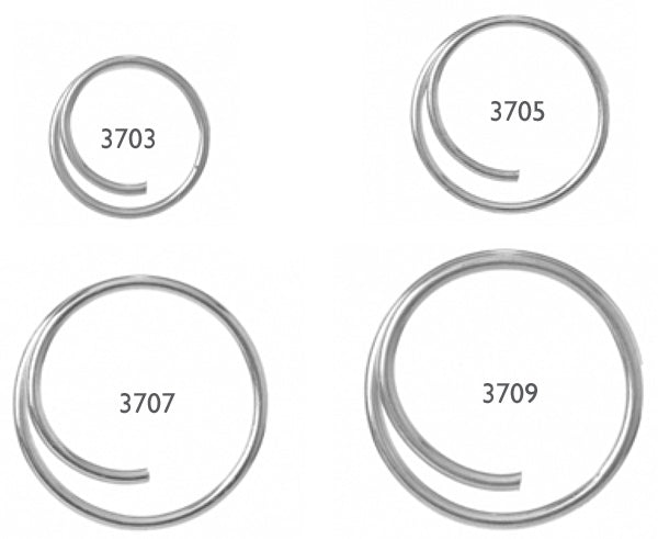 Ring Cotter Zinc #3709 1-1/8 Od