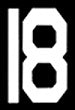 Slanted Stencil 12 # 9