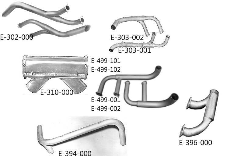 Continental 200 J-3 Exhaust Stack - Right Hand